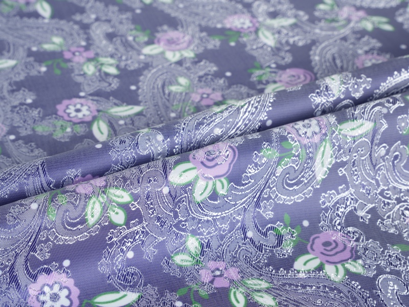 Polyester-viskoosin jacquard-painettu vuoristokangas Polyester-viskoosin jacquard-painettu vuoristokangas